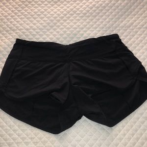 Black lulu lemon shorts